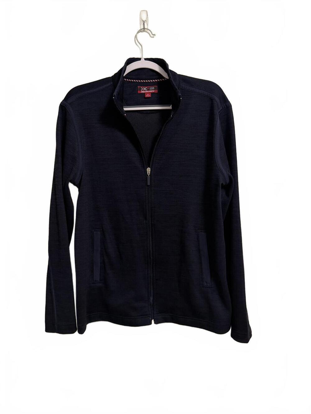 Johnston & Murphy XC4 Extreme Comfort Full Zip Jacket Navy Size M